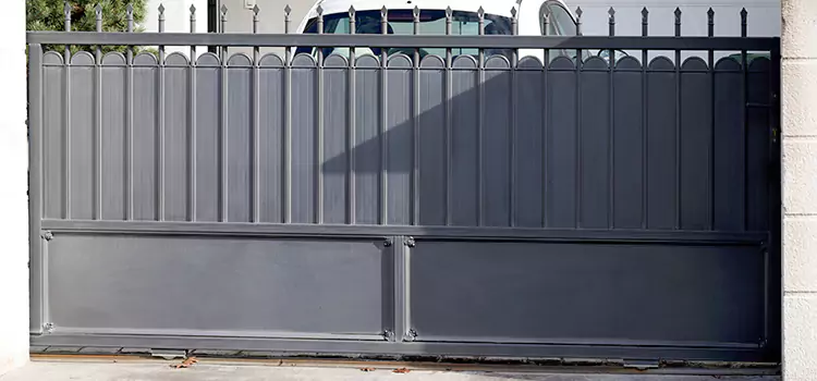 Metal Driveway Gate Installation Draper